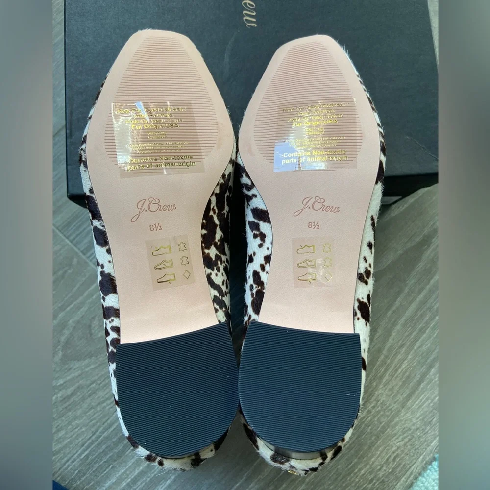 NIB J. Crew Roxie Back Zip Ankle Boot in Snow Pony, BJ873, Size 8.5 - Picture 7 of 10